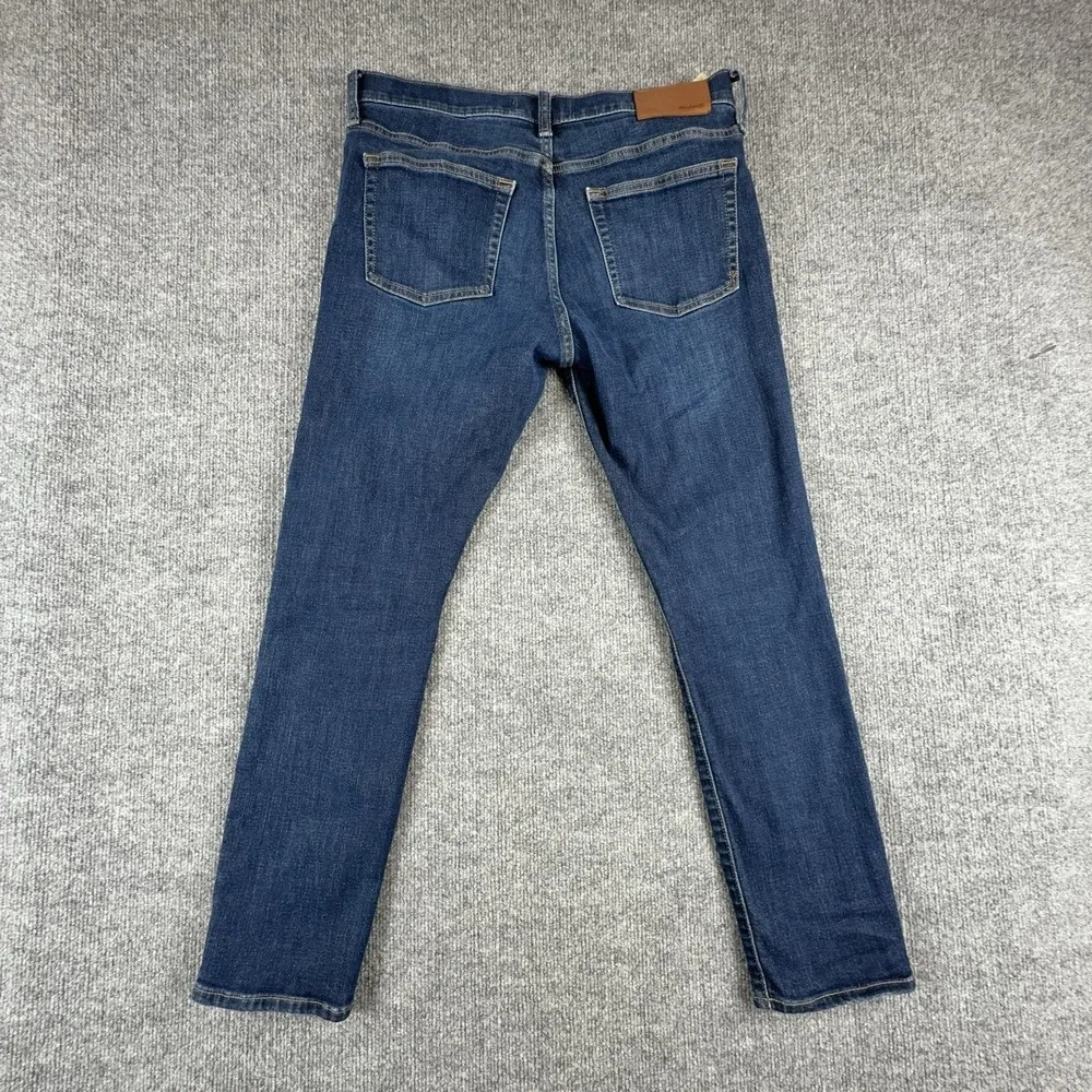 Madewell Jeans Mens 32x28 Blue Skinny Slim Fit Stretch Medium Wash Denim Pants